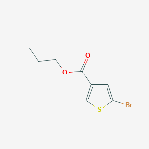 molecular formula C8H9BrO2S B1449027 5-溴噻吩-3-羧酸丙酯 CAS No. 1478954-26-5