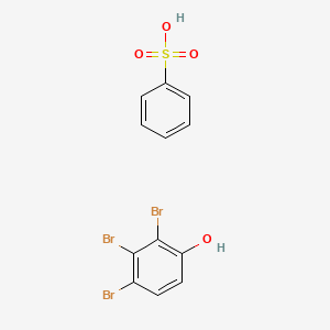 Benzenesulfonic acid;2,3,4-tribromophenol