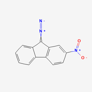 molecular formula C13H7N3O2 B14490299 9-Diazo-2-nitro-9H-fluorene CAS No. 63621-14-7