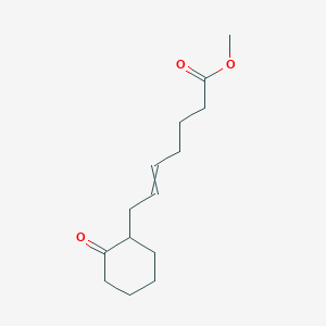 molecular formula C14H22O3 B14490305 Methyl 7-(2-oxocyclohexyl)hept-5-enoate CAS No. 65516-09-8