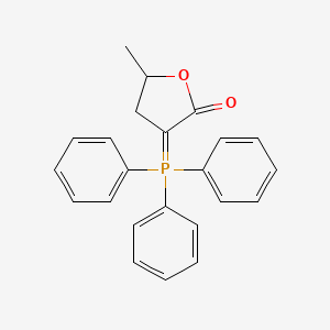 5-Methyl-3-(triphenyl-lambda~5~-phosphanylidene)oxolan-2-one