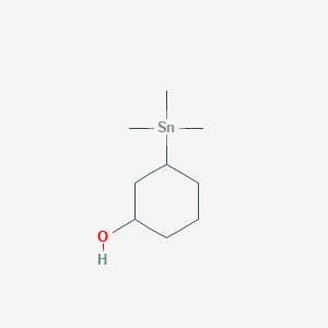 3-(Trimethylstannyl)cyclohexan-1-ol