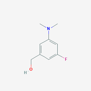 molecular formula C9H12FNO B1449033 [3-(二甲氨基)-5-氟苯基]甲醇 CAS No. 1701527-56-1