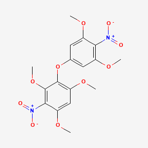 2-(3,5-Dimethoxy-4-nitrophenoxy)-1,3,5-trimethoxy-4-nitrobenzene