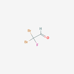 Dibromo(fluoro)acetaldehyde