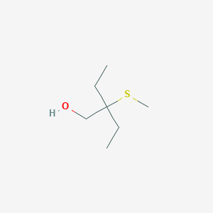molecular formula C7H16OS B1449050 2-乙基-2-(甲硫基)丁醇-1 CAS No. 1882257-50-2