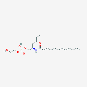 Phosphonic acid 2-dodecanoylamino-hexyl ester propyl ester