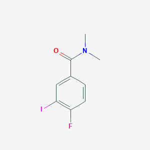 molecular formula C9H9FINO B1449086 4-氟-3-碘-N,N-二甲基苯甲酰胺 CAS No. 1369790-97-5