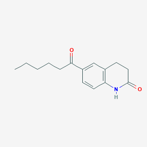 6-Hexanoyl-3,4-dihydroquinolin-2(1H)-one