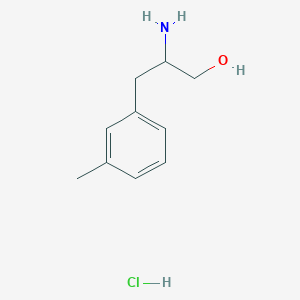 molecular formula C10H16ClNO B1449100 2-氨基-3-(3-甲基苯基)丙醇盐酸盐 CAS No. 1379981-80-2