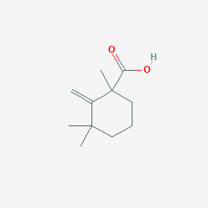 1,3,3-Trimethyl-2-methylidenecyclohexane-1-carboxylic acid