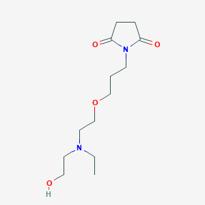 1-(3-{2-[Ethyl(2-hydroxyethyl)amino]ethoxy}propyl)pyrrolidine-2,5-dione