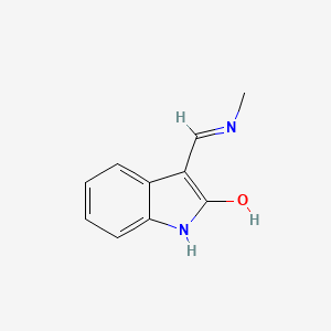 3-[(Methylamino)methylidene]-1,3-dihydro-2H-indol-2-one