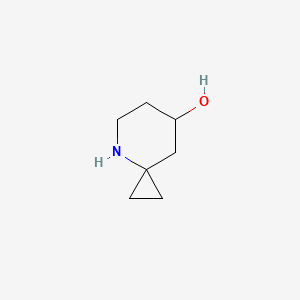 molecular formula C7H13NO B1449144 4-氮杂螺[2.5]辛烷-7-醇 CAS No. 1368128-46-4