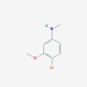 B1449153 4-bromo-3-methoxy-N-methylaniline CAS No. 1369880-46-5