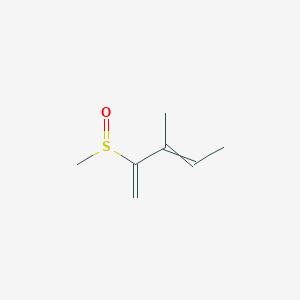 B14491565 2-(Methanesulfinyl)-3-methylpenta-1,3-diene CAS No. 63464-77-7