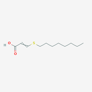 B14491652 3-(Octylsulfanyl)prop-2-enoic acid CAS No. 63378-77-8