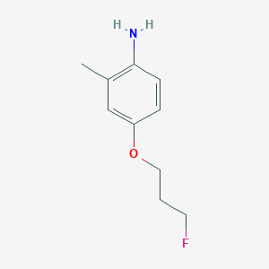 molecular formula C10H14FNO B1449208 4-(3-氟丙氧基)-2-甲基苯胺 CAS No. 1522930-44-4