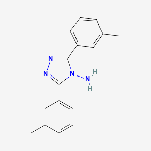 3,5-Bis(3-methylphenyl)-1,2,4-triazol-4-amine