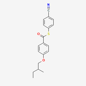 S-(4-Cyanophenyl) 4-(2-methylbutoxy)thiobenzoate