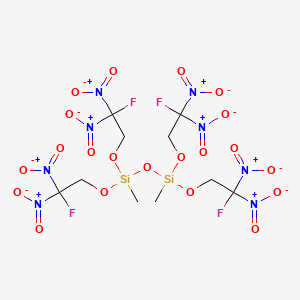 1,1,3,3-Tetrakis(2-fluoro-2,2-dinitroethoxy)-1,3-dimethyldisiloxane