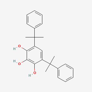 4,6-Bis(2-phenylpropan-2-yl)benzene-1,2,3-triol