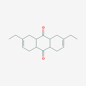 2,7-Diethyl-1,4,4a,5,8,8a,9a,10a-octahydroanthracene-9,10-dione