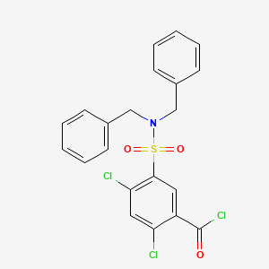 2,4-Dichloro-5-(dibenzylsulfamoyl)benzoyl chloride