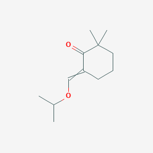 2,2-Dimethyl-6-{[(propan-2-yl)oxy]methylidene}cyclohexan-1-one