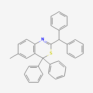 2-(Diphenylmethyl)-6-methyl-4,4-diphenyl-4H-3,1-benzothiazine