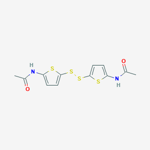 N,N'-[Disulfanediyldi(thiene-5,2-diyl)]diacetamide