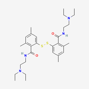 2,2'-Disulfanediylbis{N-[2-(diethylamino)ethyl]-4,6-dimethylbenzamide}