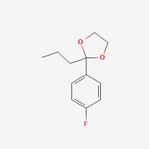 2-(4-Fluorophenyl)-2-propyl-1,3-dioxolane