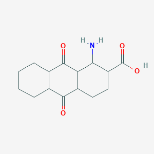 1-Amino-9,10-dioxotetradecahydroanthracene-2-carboxylic acid