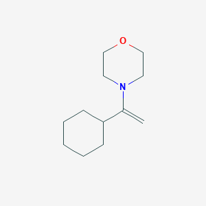 molecular formula C12H21NO B14492371 Morpholine, 4-(1-cyclohexylethenyl)- CAS No. 65193-91-1