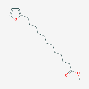 molecular formula C17H28O3 B14492374 Methyl 12-(furan-2-YL)dodecanoate CAS No. 64137-27-5