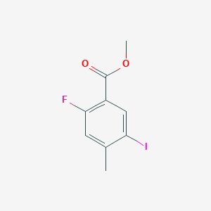 molecular formula C9H8FIO2 B1449238 2-Fluoro-5-iodo-4-methyl-benzoic acid methyl ester CAS No. 1427195-21-8