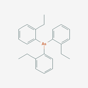 molecular formula C24H27As B14492391 Tris(2-ethylphenyl)arsane CAS No. 65462-24-0