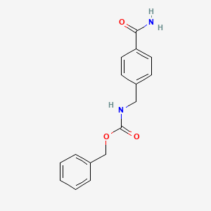 Benzyl [(4-carbamoylphenyl)methyl]carbamate