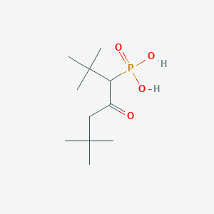 (2,2,6,6-Tetramethyl-4-oxoheptan-3-yl)phosphonic acid