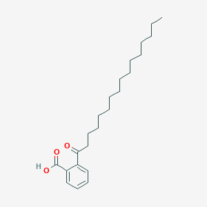 molecular formula C23H36O3 B14492406 2-Hexadecanoylbenzoic acid CAS No. 64692-94-0
