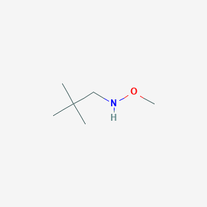 molecular formula C6H15NO B1449246 (2,2-二甲基丙基)(甲氧基)胺 CAS No. 1502774-15-3