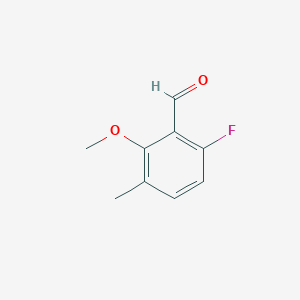 molecular formula C9H9FO2 B1449258 6-Fluoro-2-methoxy-3-methylbenzaldehyde CAS No. 1780083-66-0