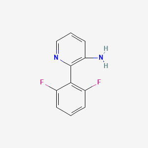molecular formula C11H8F2N2 B1449261 2-(2,6-Difluorophenyl)pyridin-3-amine CAS No. 1551869-26-1