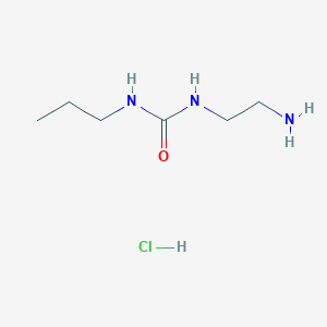 B1449286 1-(2-Aminoethyl)-3-propylurea hydrochloride CAS No. 1864060-52-5