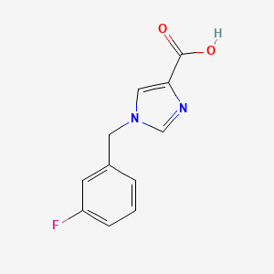 B1449287 1-(3-Fluorobenzyl)-1H-imidazole-4-carboxylic acid CAS No. 1439903-12-4