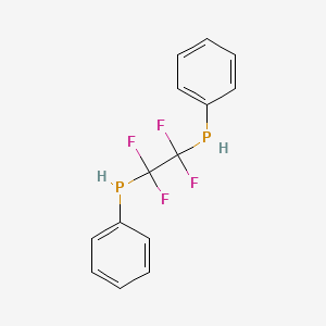 (1,1,2,2-Tetrafluoroethane-1,2-diyl)bis(phenylphosphane)