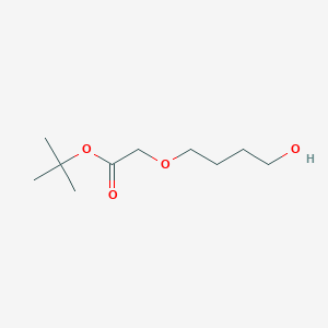 molecular formula C10H20O4 B1449306 2-(4-羟基丁氧基)乙酸叔丁酯 CAS No. 475086-57-8
