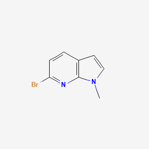 molecular formula C8H7BrN2 B1449321 6-溴-1-甲基-1H-吡咯并[2,3-b]吡啶 CAS No. 934568-29-3
