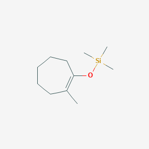 Trimethyl[(2-methylcyclohept-1-en-1-yl)oxy]silane